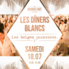 Les belges jeunesses.- Les diners blancs  samedi 18 juillet 2020  Knokke Out Waterloo